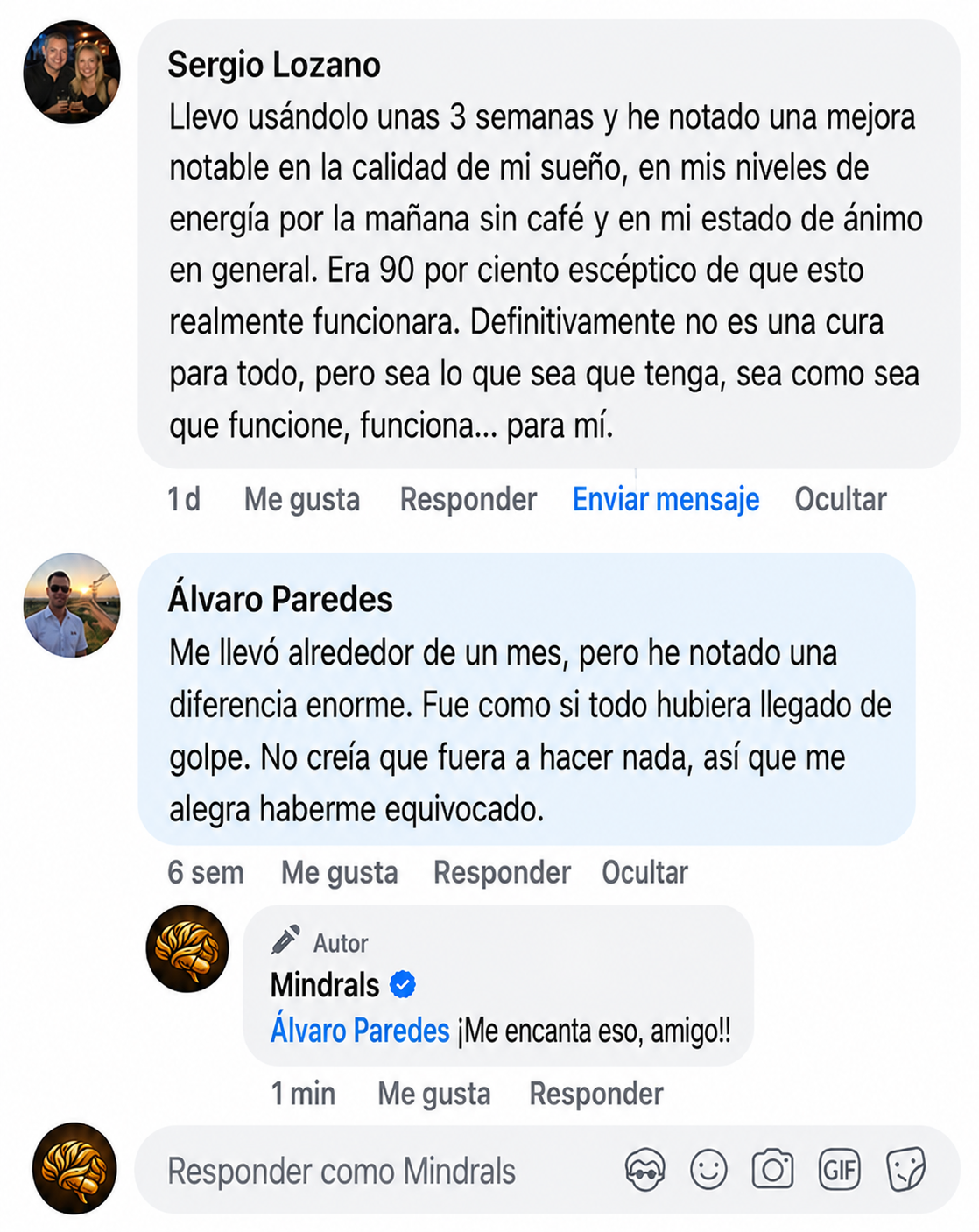 Customer comment