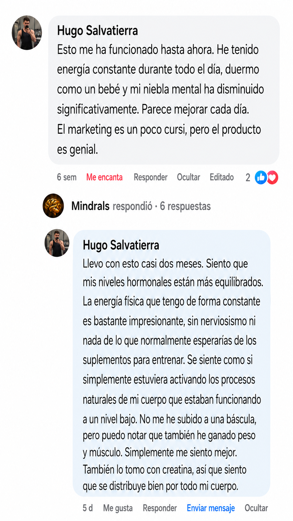 Customer comment
