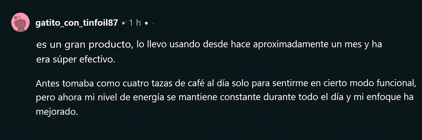 Customer comment